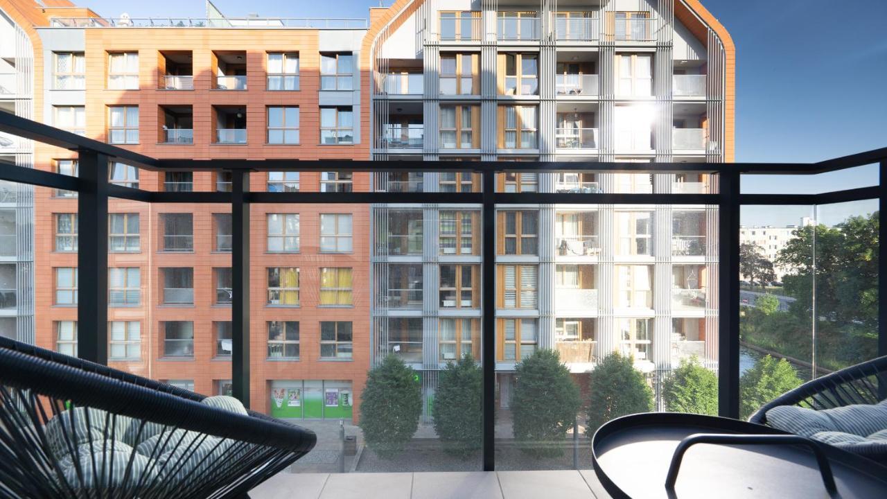 Apartament Riverside Danzica Esterno foto